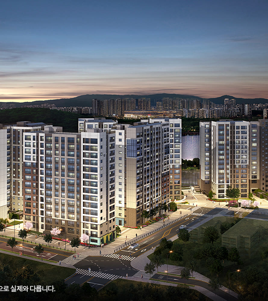 3 SIZE LIVING, 야경 투시도 CG